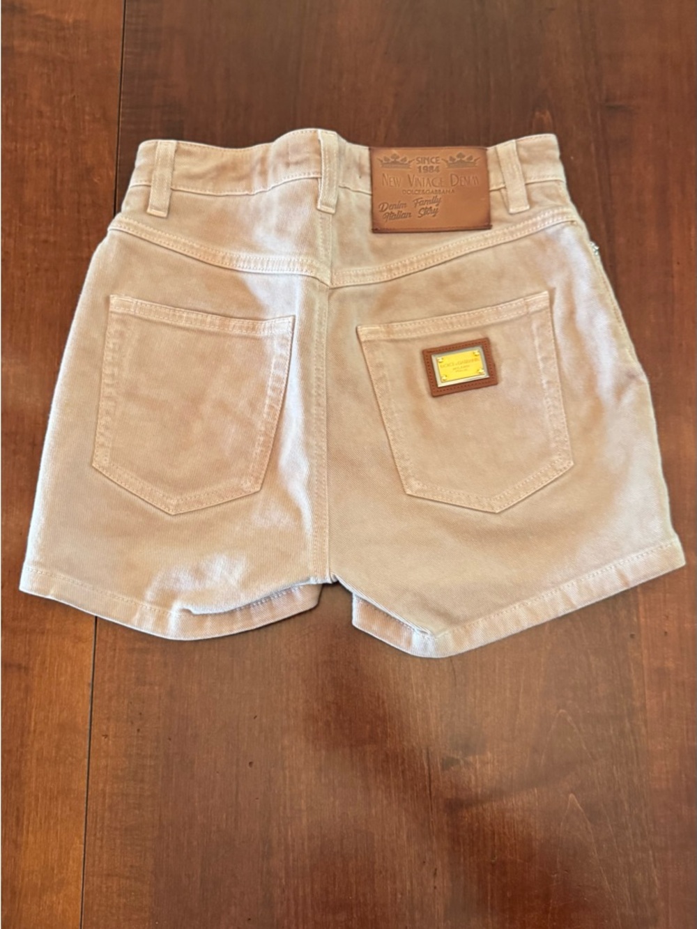 Dolce & Gabbana Tan Denim Women's Shorts - Picture 3 of 9